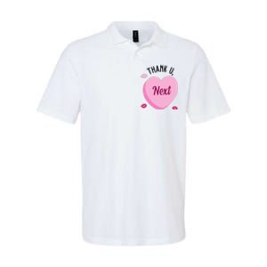 Thank You Next Anti Valentine Cute Candy Heart Softstyle Adult Sport Polo