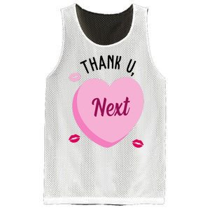 Thank You Next Anti Valentine Cute Candy Heart Mesh Reversible Basketball Jersey Tank