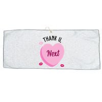 Thank You Next Anti Valentine Cute Candy Heart Large Microfiber Waffle Golf Towel