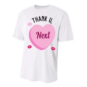 Thank You Next Anti Valentine Cute Candy Heart Performance Sprint T-Shirt