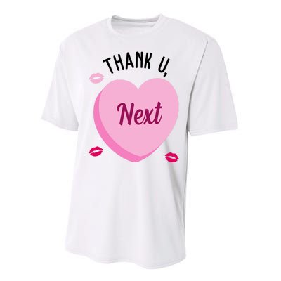 Thank You Next Anti Valentine Cute Candy Heart Performance Sprint T-Shirt