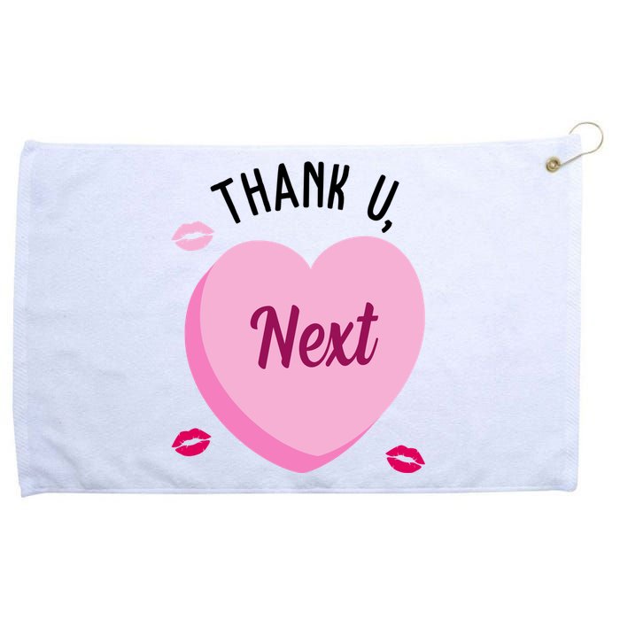 Thank You Next Anti Valentine Cute Candy Heart Grommeted Golf Towel