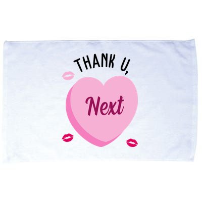 Thank You Next Anti Valentine Cute Candy Heart Microfiber Hand Towel