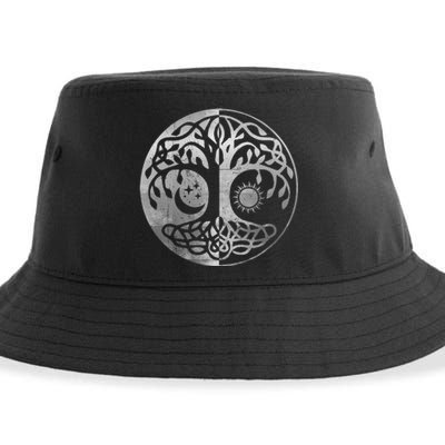 Tree Yggdrasil Of Life Viking Norway Runes Symbol Norse Rune Sustainable Bucket Hat