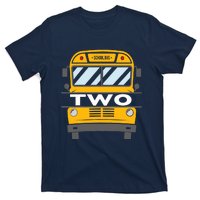 Two(2) Year Old 2nd Birthday School Bus Theme Party T-Shirt