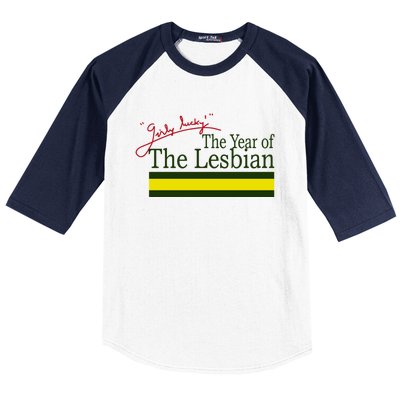 The Year Of The Lesbian Girly Lucky Baseball Sleeve Shirt