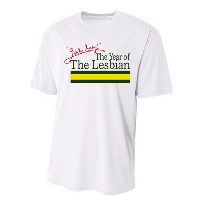 The Year Of The Lesbian Girly Lucky Performance Sprint T-Shirt