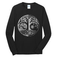 Tree Yggdrasil Of Life Viking Norway Runes Symbol Norse Rune Tall Long Sleeve T-Shirt