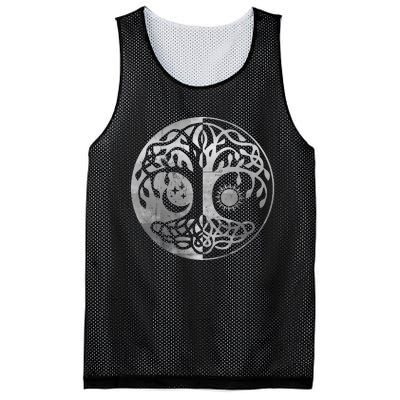 Tree Yggdrasil Of Life Viking Norway Runes Symbol Norse Rune Mesh Reversible Basketball Jersey Tank