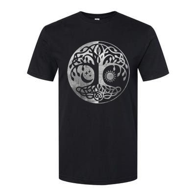 Tree Yggdrasil Of Life Viking Norway Runes Symbol Norse Rune Softstyle CVC T-Shirt