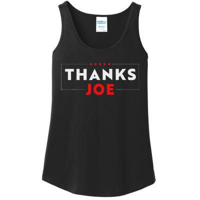 Thank You President Thank You Joe Biden Thanks Joe Ladies Essential Tank