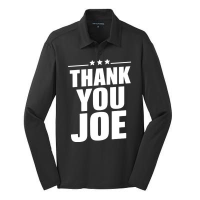 Thank You President Gift Ideas Silk Touch Performance Long Sleeve Polo