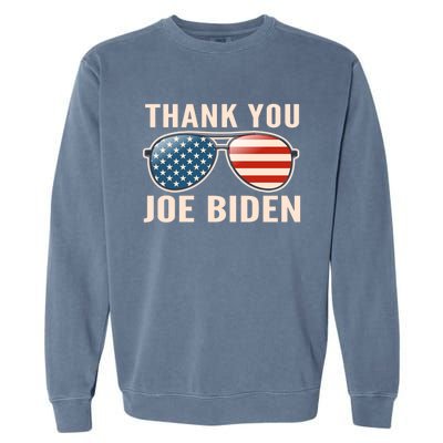 Thank You President Thank You Joe Biden Garment-Dyed Sweatshirt