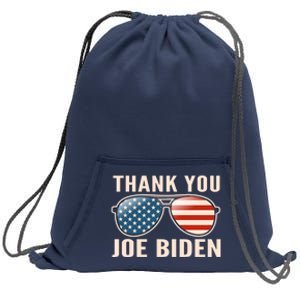 Thank You President Thank You Joe Biden Sweatshirt Cinch Pack Bag