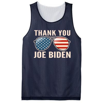 Thank You President Thank You Joe Biden Mesh Reversible Basketball Jersey Tank