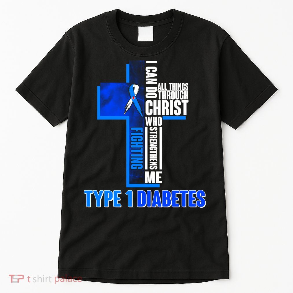 Type 1 Diabetes Awareness Warrior Cross Tall T-Shirt