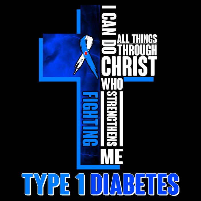 Type 1 Diabetes Awareness Warrior Cross Bucket Hat