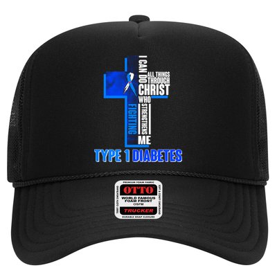 Type 1 Diabetes Awareness Warrior Cross Trucker Hat