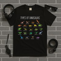 Types of Dinosaurs T-Shirt