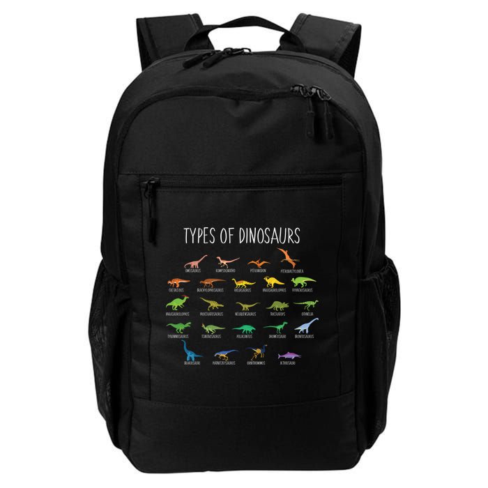 Types of Dinosaurs Backpack