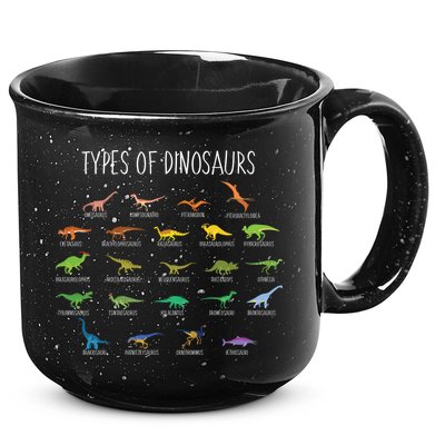 Types of Dinosaurs 15oz Campfire Ceramic Mug