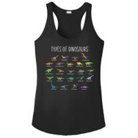 Types of Dinosaurs Ladies PosiCharge Competitor Racerback Tank