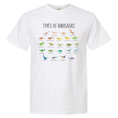 Types of Dinosaurs Garment-Dyed Heavyweight T-Shirt