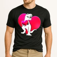 Tyrannosaurus Rex Valentine Heart Dinosaur  Cooling Performance Crew T-Shirt
