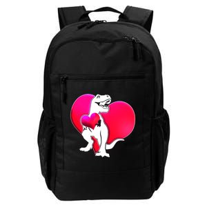 Tyrannosaurus Rex Valentine Heart Dinosaur  Daily Commute Backpack