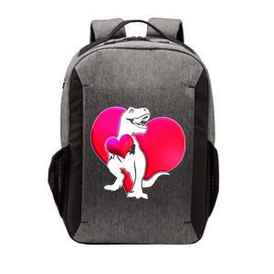 Tyrannosaurus Rex Valentine Heart Dinosaur  Vector Backpack