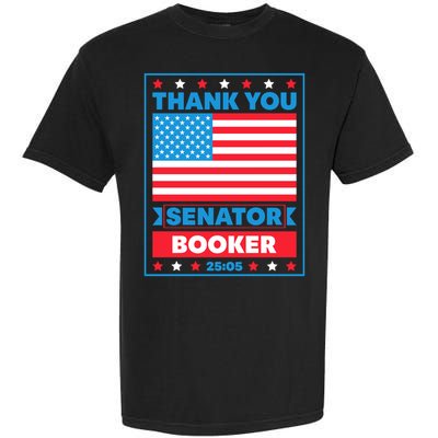 Thank You Senator Cory Booker 25 Hours And 5 Minutes Garment-Dyed Heavyweight T-Shirt