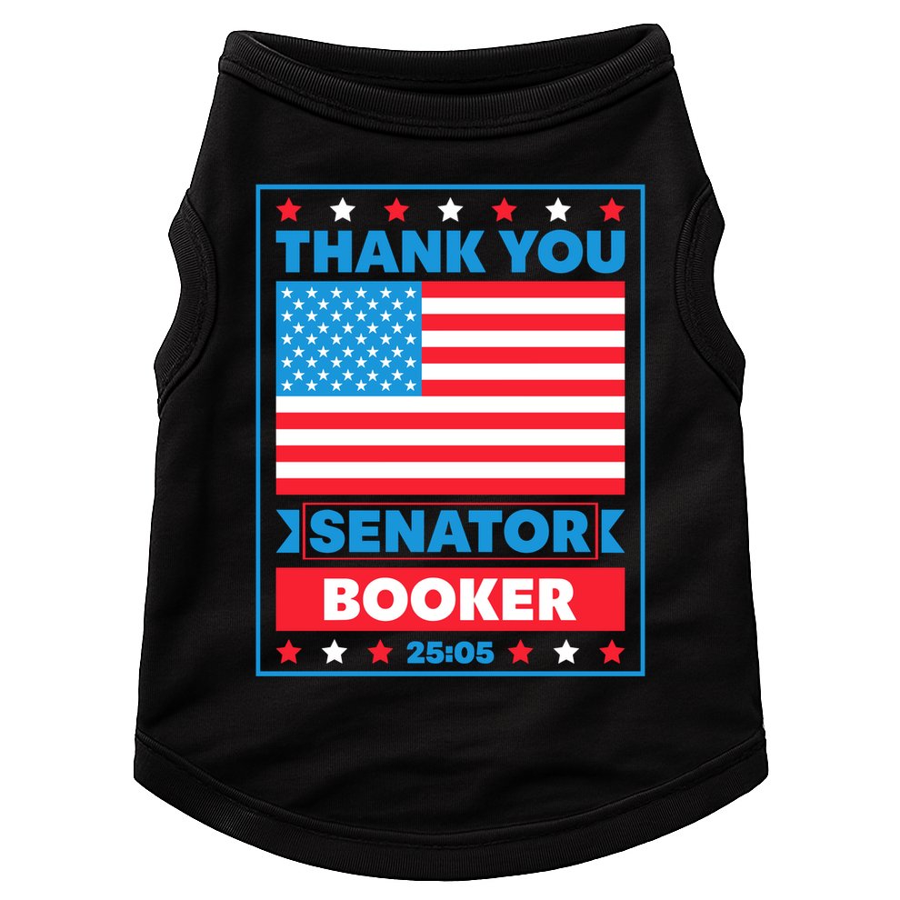 Thank You Senator Cory Booker 25 Hours And 5 Minutes Doggie Tank