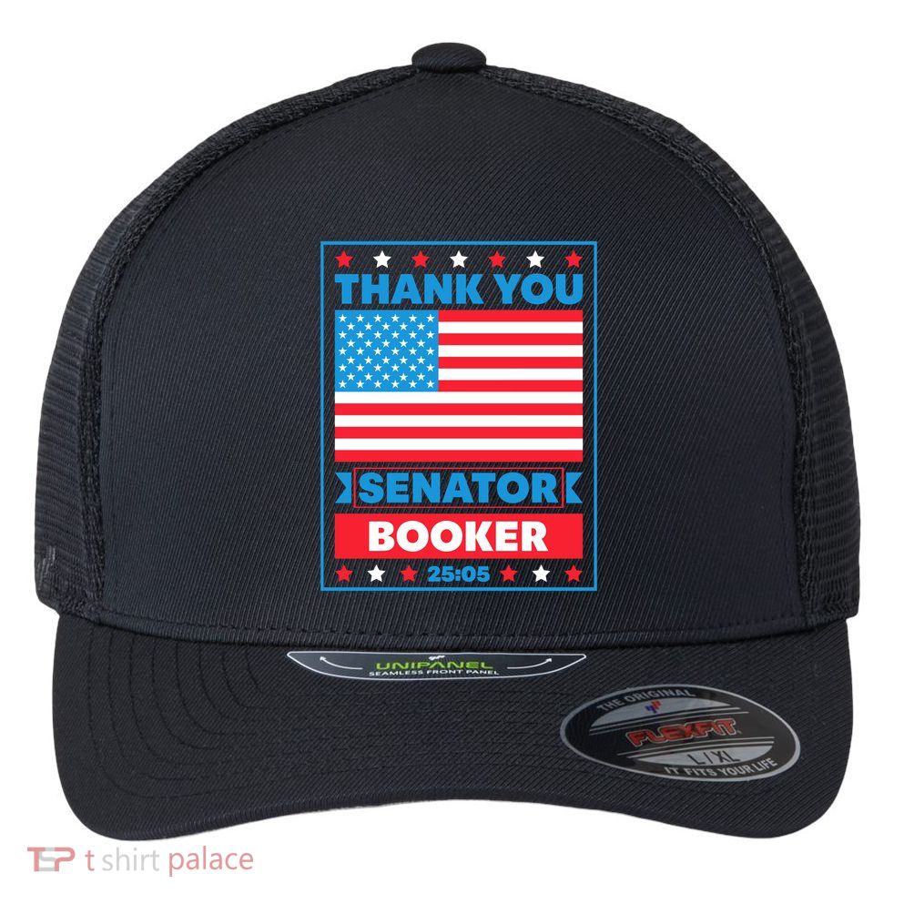 Thank You Senator Cory Booker 25 Hours And 5 Minutes Flexfit Unipanel Trucker Cap