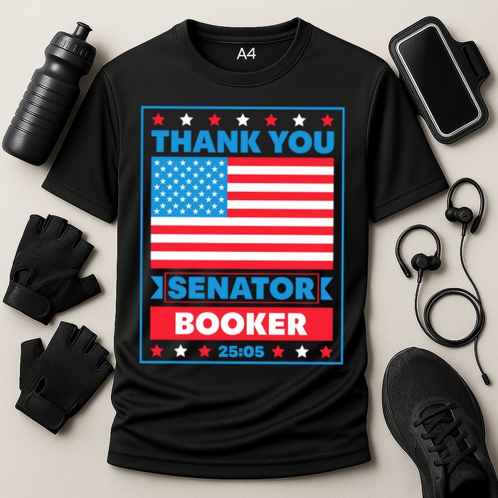 Thank You Senator Cory Booker 25 Hours And 5 Minutes Performance Shirt