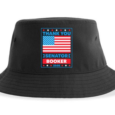 Thank You Senator Cory Booker 25 Hours And 5 Minutes Sustainable Bucket Hat