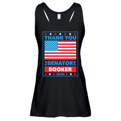 Thank You Senator Cory Booker 25 Hours And 5 Minutes Ladies Essential Flowy Tank