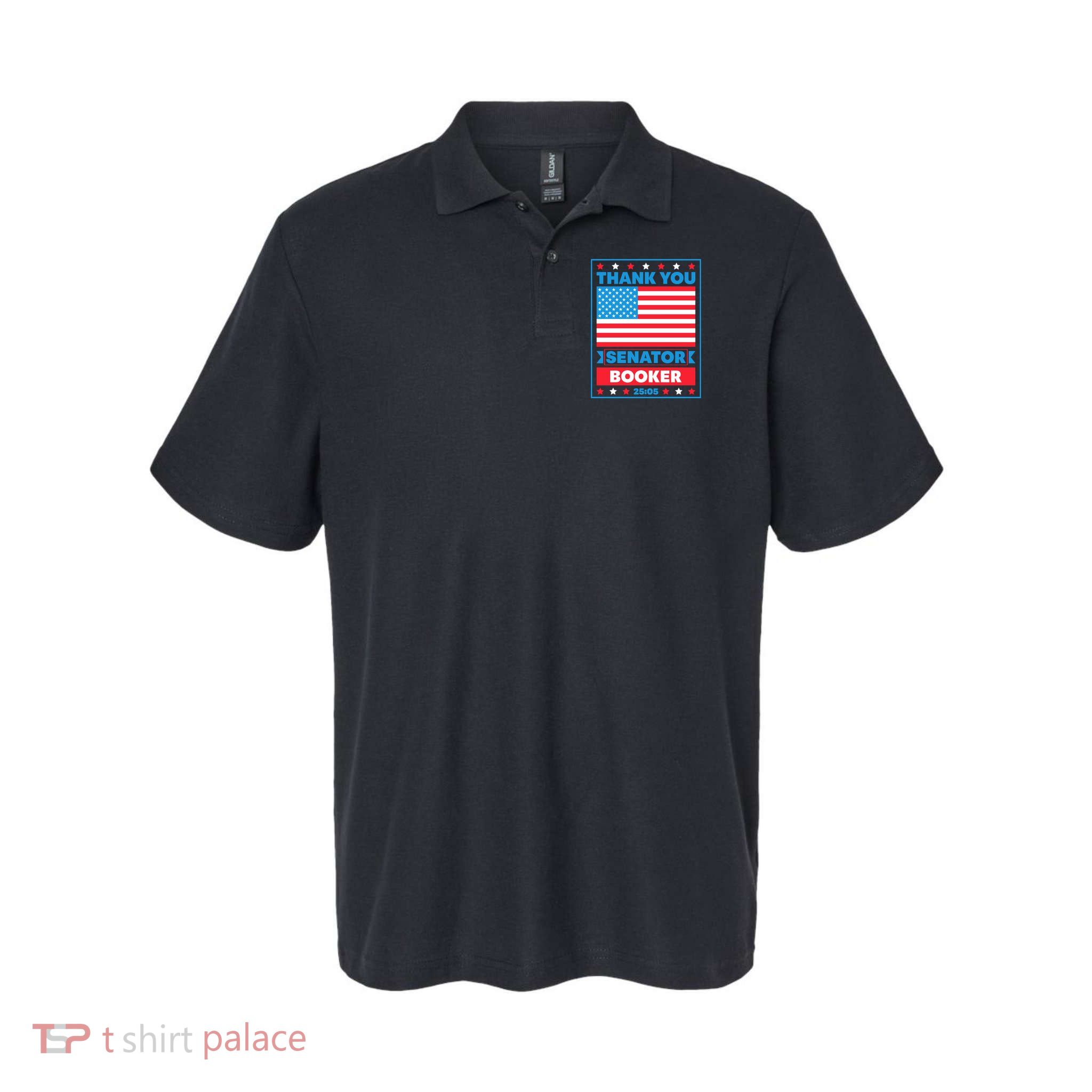 Thank You Senator Cory Booker 25 Hours And 5 Minutes Softstyle Adult Sport Polo