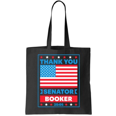 Thank You Senator Cory Booker 25 Hours And 5 Minutes Bag