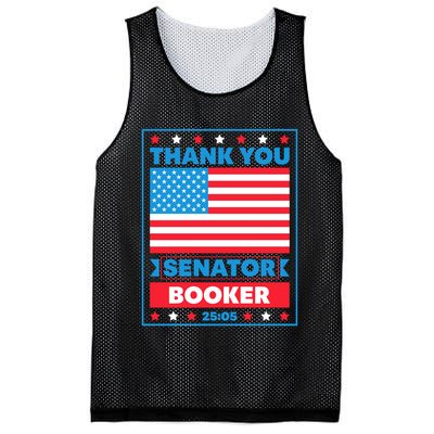 Thank You Senator Cory Booker 25 Hours And 5 Minutes Mesh Reversible Basketball Jersey Tank