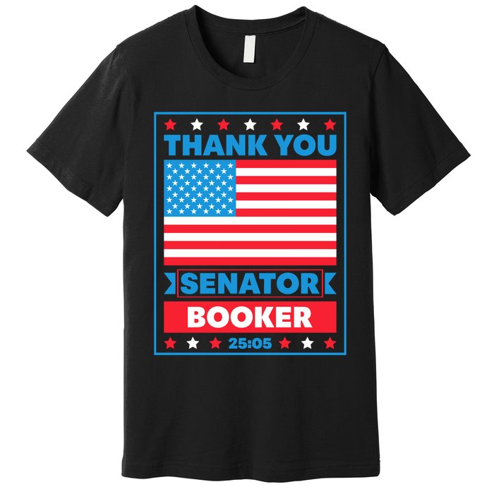 Thank You Senator Cory Booker 25 Hours And 5 Minutes Premium T-Shirt