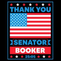 Thank You Senator Cory Booker 25 Hours And 5 Minutes Premium T-Shirt