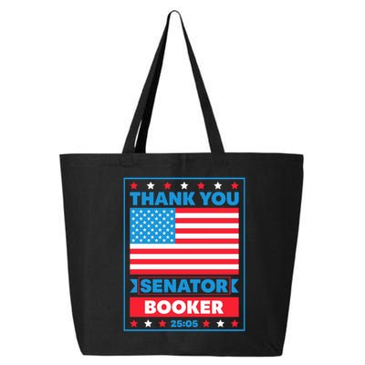 Thank You Senator Cory Booker 25 Hours And 5 Minutes 25L Jumbo Tote