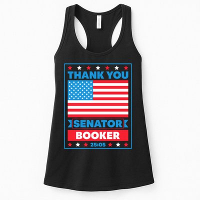Thank You Senator Cory Booker 25 Hours And 5 Minutes Womens Tank Top