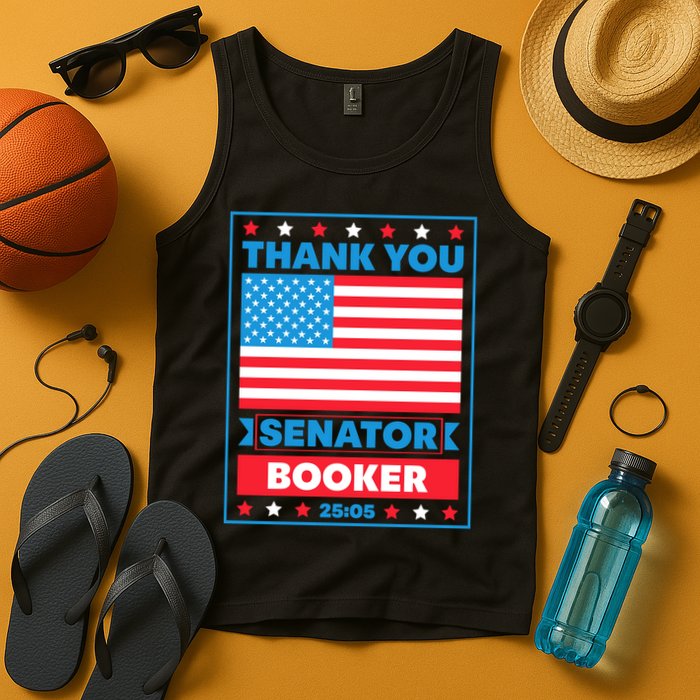 Thank You Senator Cory Booker 25 Hours And 5 Minutes Tank Top