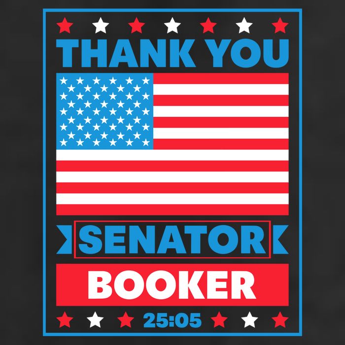Thank You Senator Cory Booker 25 Hours And 5 Minutes Golf Towel