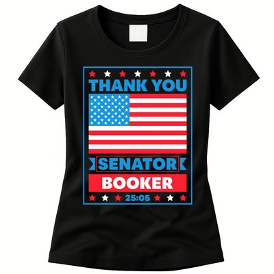 Thank You Senator Cory Booker 25 Hours And 5 Minutes Womens T-Shirt