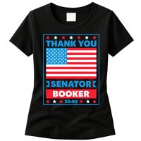Thank You Senator Cory Booker 25 Hours And 5 Minutes Womens T-Shirt