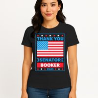 Thank You Senator Cory Booker 25 Hours And 5 Minutes Womens T-Shirt