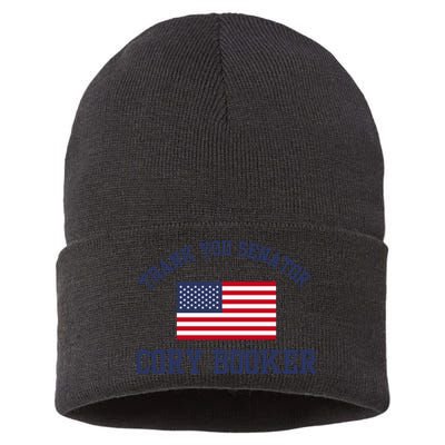 Thank You Senator Cory Booker Sustainable Knit Beanie