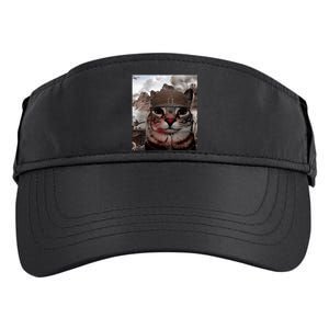 Thousand Yard Stare Funny Soldier Cat Meme In Battlefield Adult Drive Performance Visor